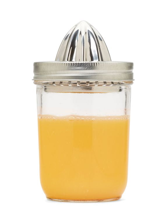 Stainless Steel Citrus Juicer Lid for Wide Mouth Jars