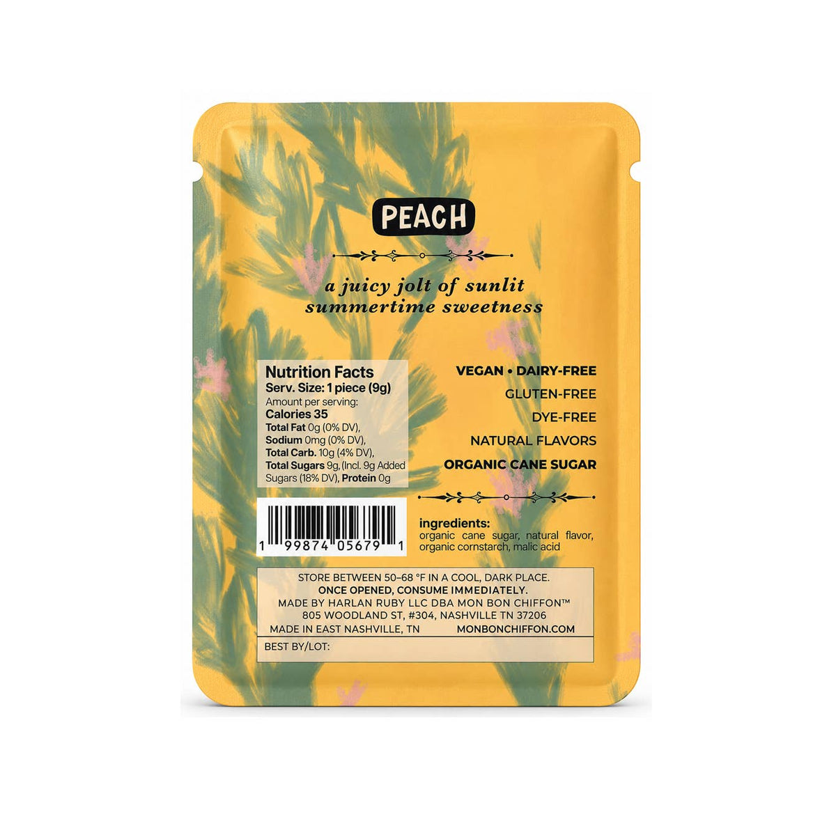 Peach Cotton Candy Puff | Peach