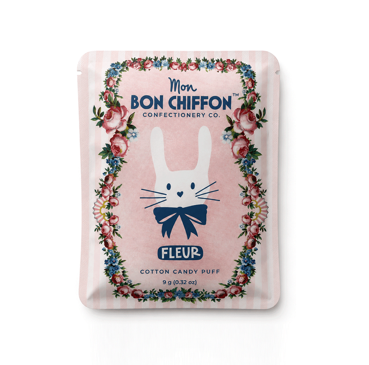 Rose Macaron Cotton Candy Puff | Fleur