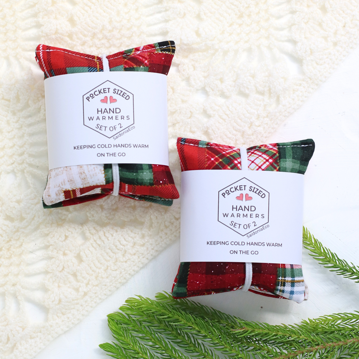 Heating Rice Hand Warmers ⋆ Seasonal Patchwork Design
