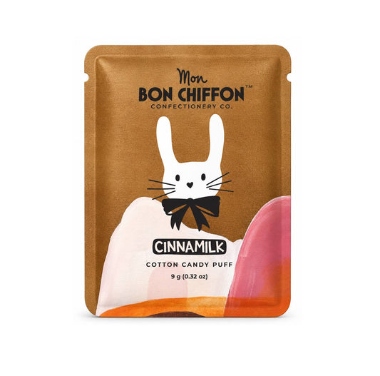 Cinnamon Cereal Milk Cotton Candy Puff | Cinnamilk
