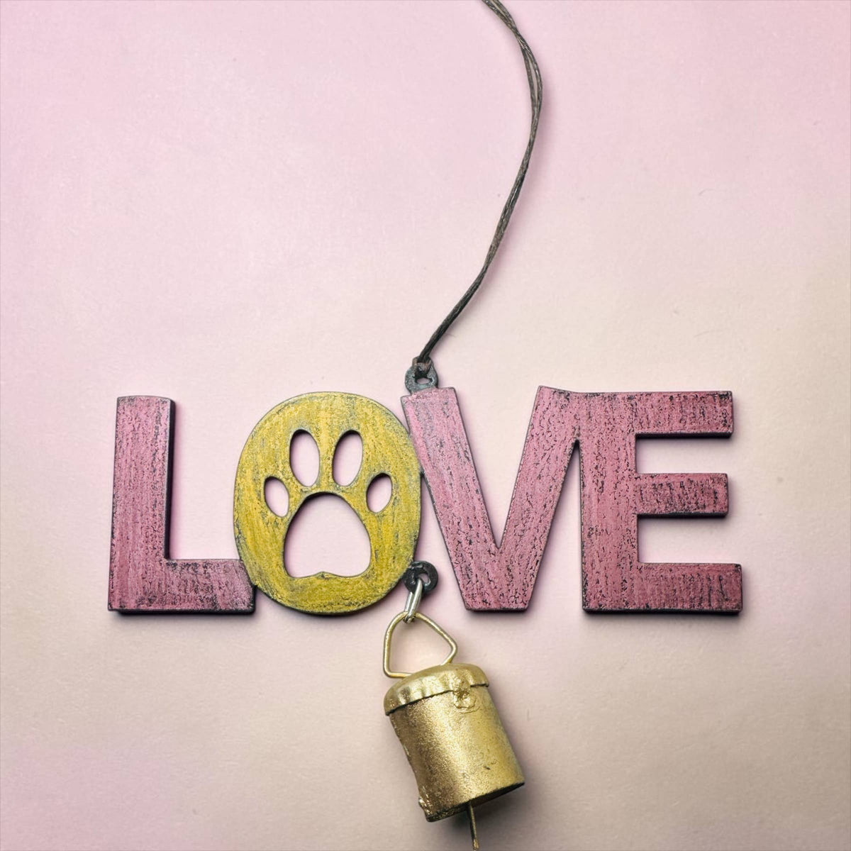 LOVE PAW bell wind chime dog mobile pet accessories metal