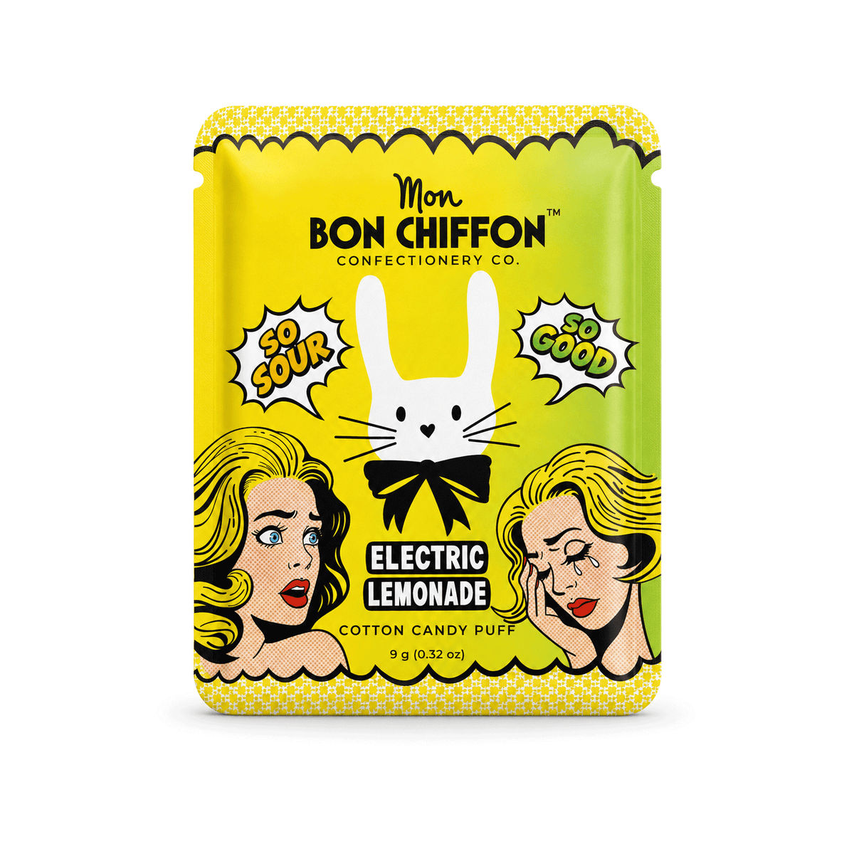 Sour Lemon Cotton Candy Puff | Electric Lemonade