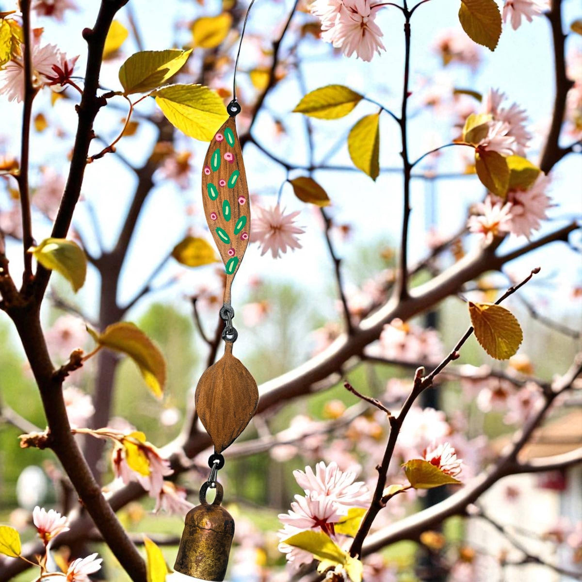 Metal Leaf Wind Chime