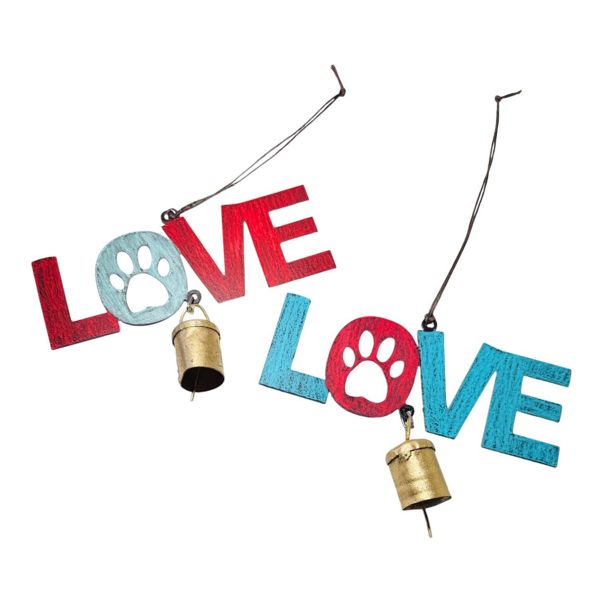 LOVE PAW bell wind chime dog mobile pet accessories metal