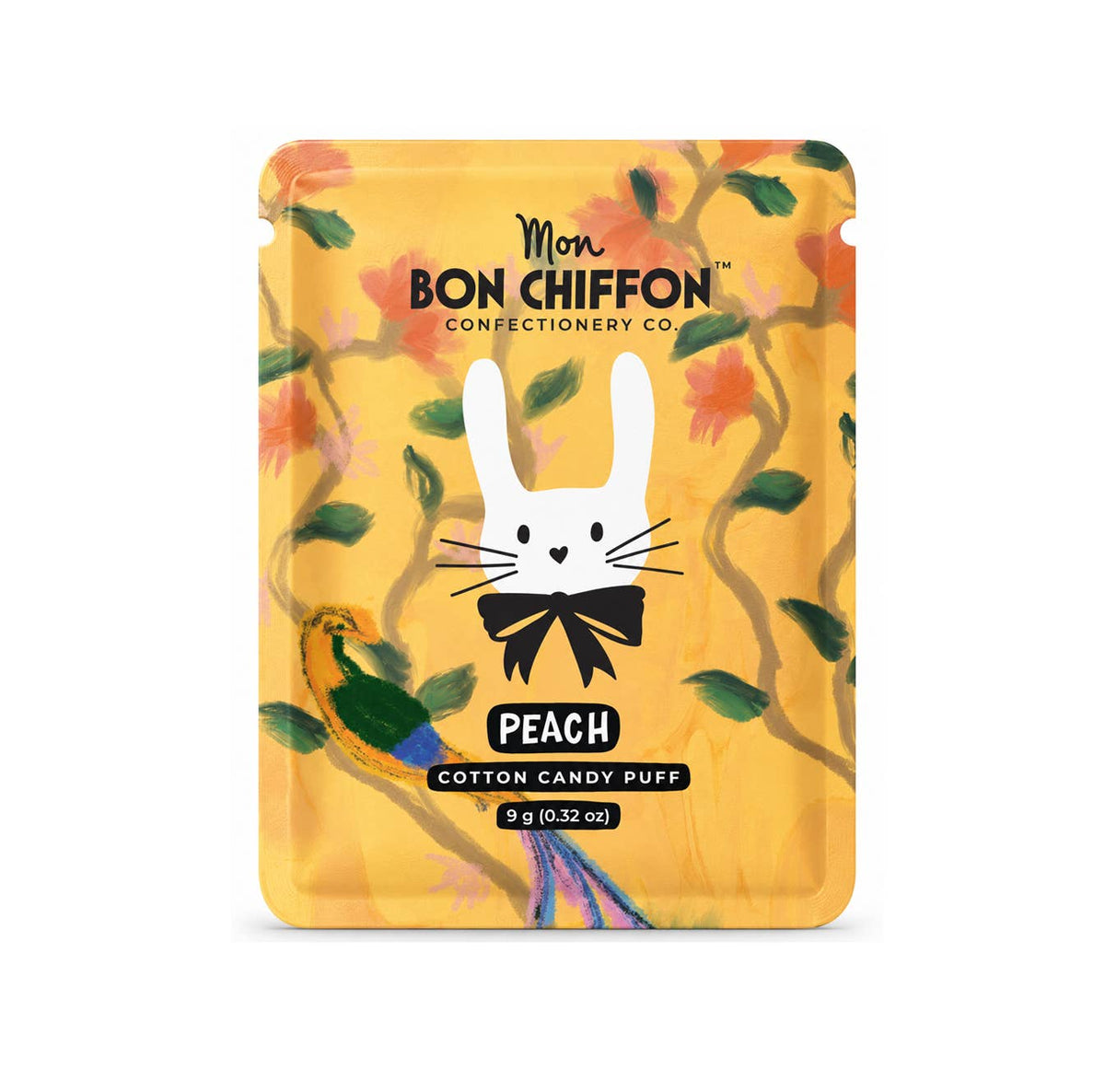 Peach Cotton Candy Puff | Peach