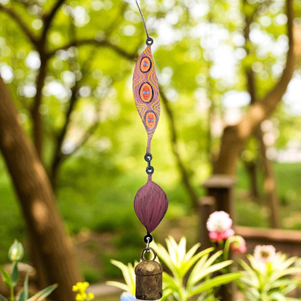 Metal Leaf Wind Chime