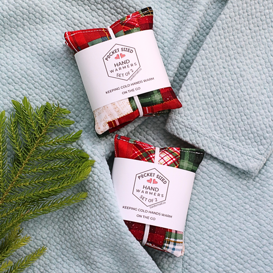 Heating Rice Hand Warmers ⋆ Seasonal Patchwork Design