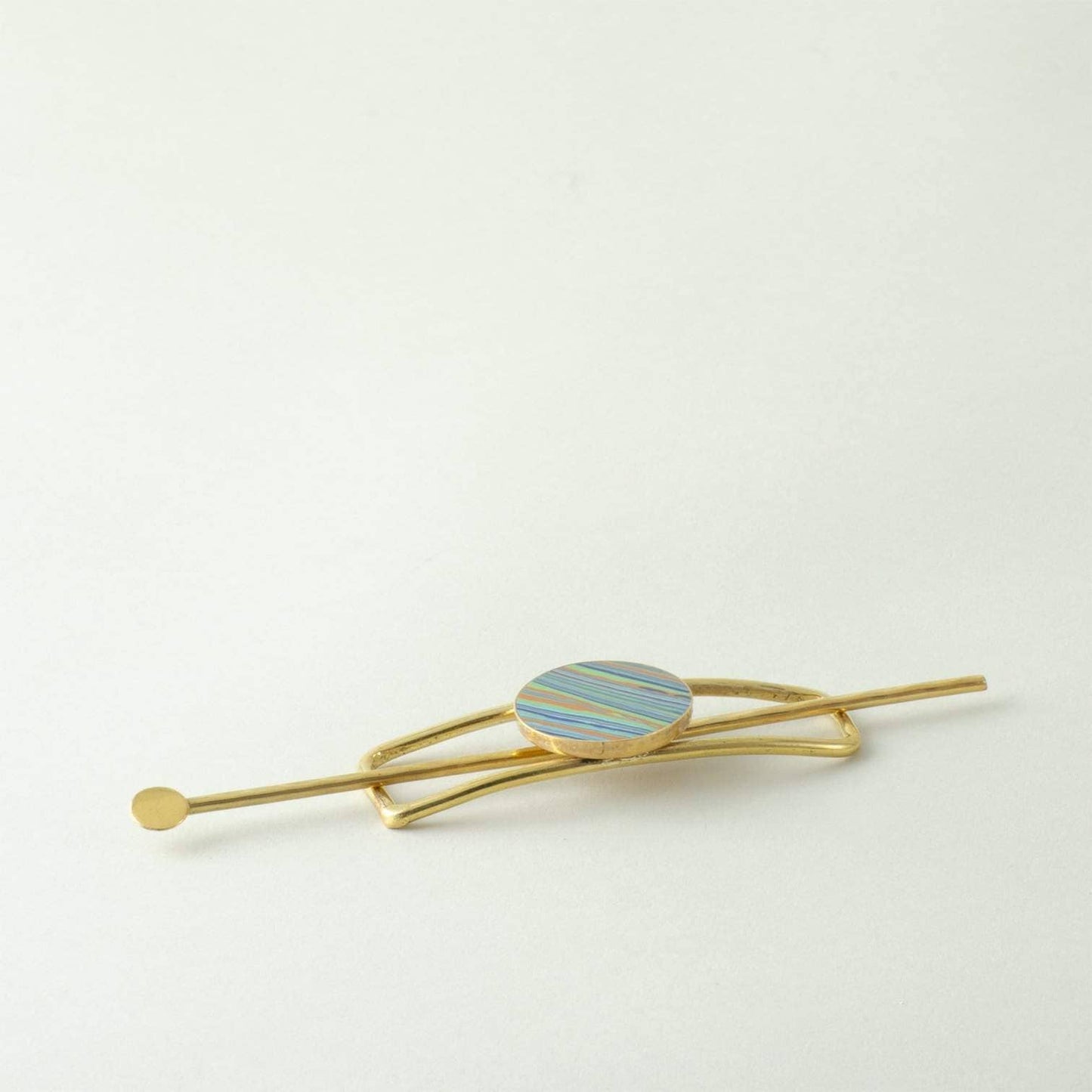 Ria Hair Slide with Stick - Reconstituted Stone