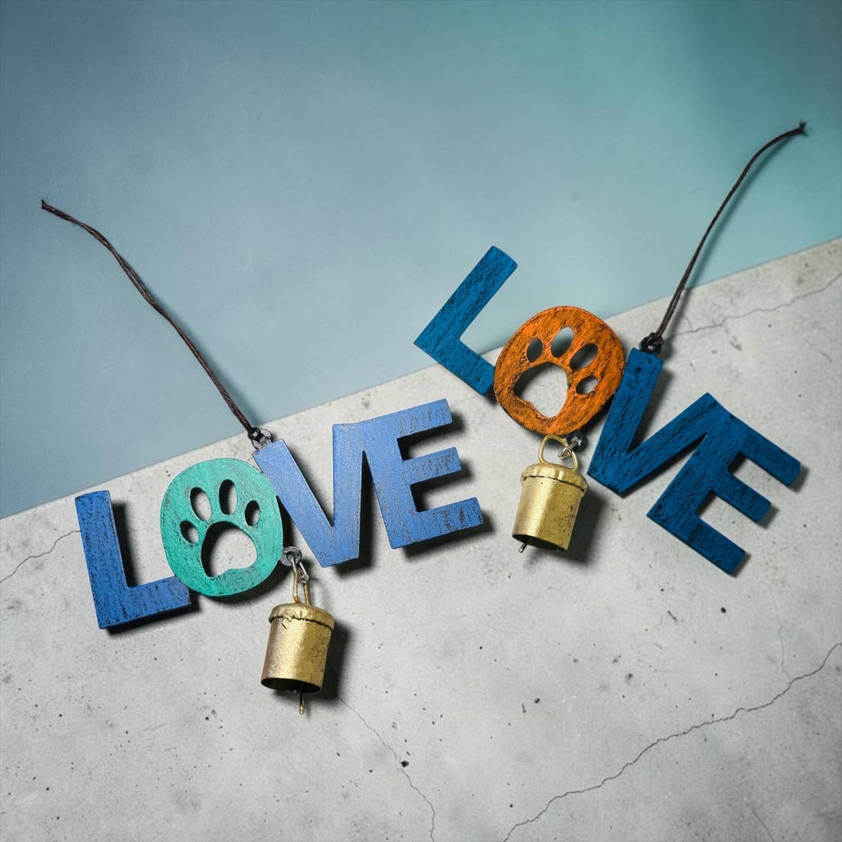 LOVE PAW bell wind chime dog mobile pet accessories metal