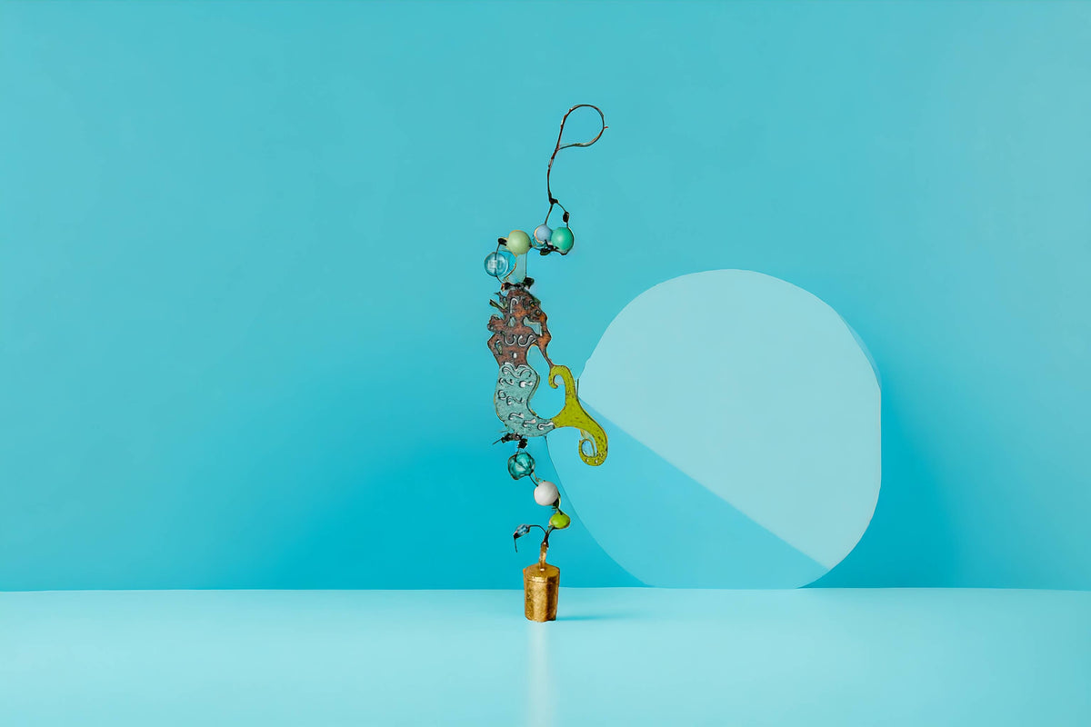 Mermaid wind chime bell nautical garden ornament spring gift