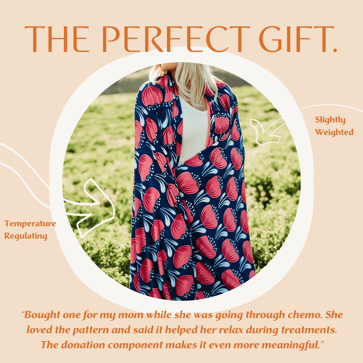 Poppy Adult Swaddle Blanket