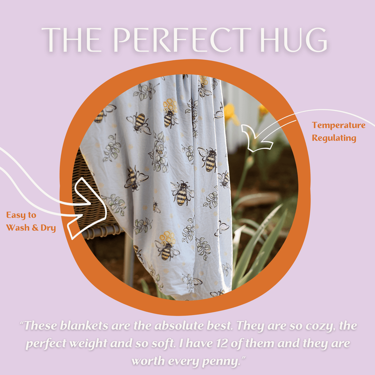 Honey Swaddle Blanket