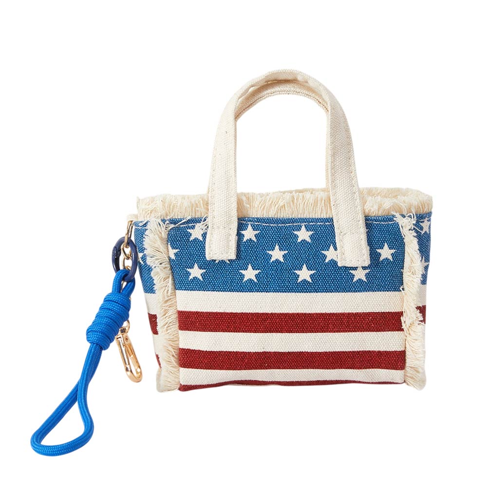 Lil' Miss Americana Mini Tote Bag Keychain Bag Charm