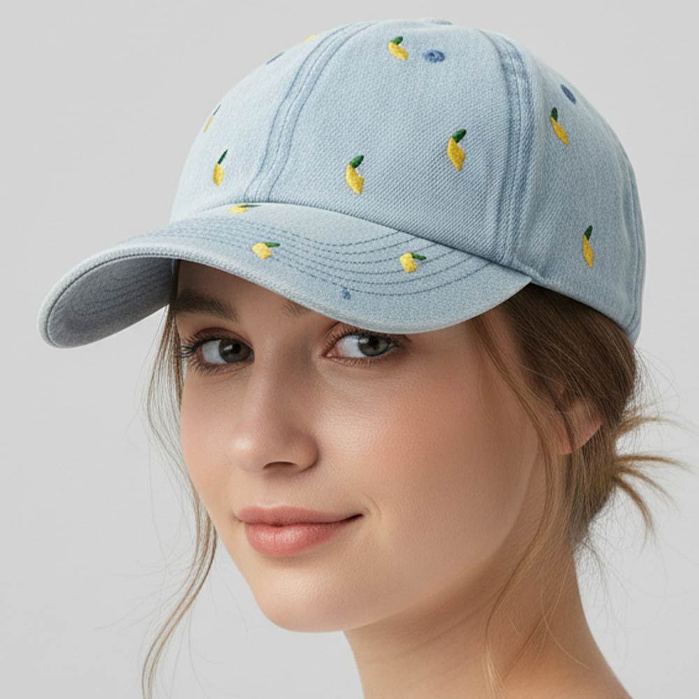 Main Squeeze LemonDenim Baseball Cap