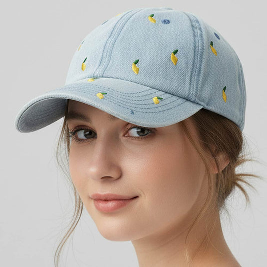 Main Squeeze LemonDenim Baseball Cap
