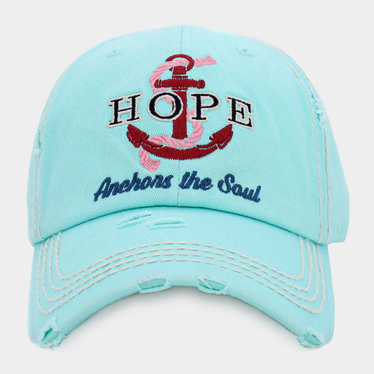 Hope Anchors the Soul- Vintage Baseball Cap