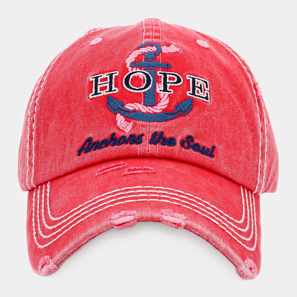 Hope Anchors the Soul- Vintage Baseball Cap