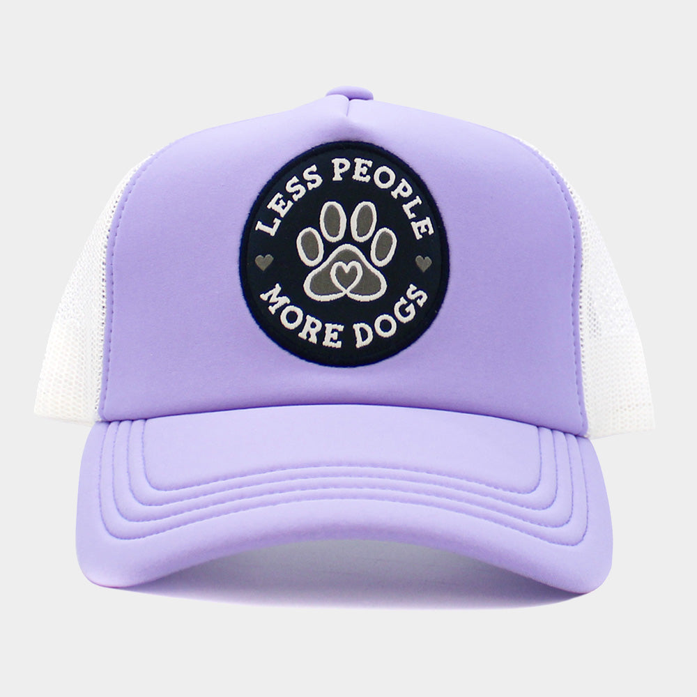 Less People, More Dog Trucker Hat