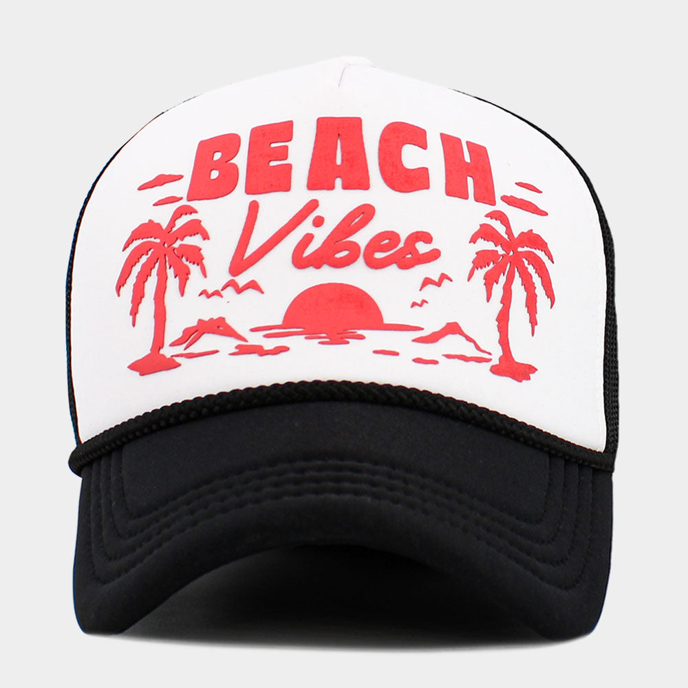 Beach Vibes Mesh Back Trucker Hat