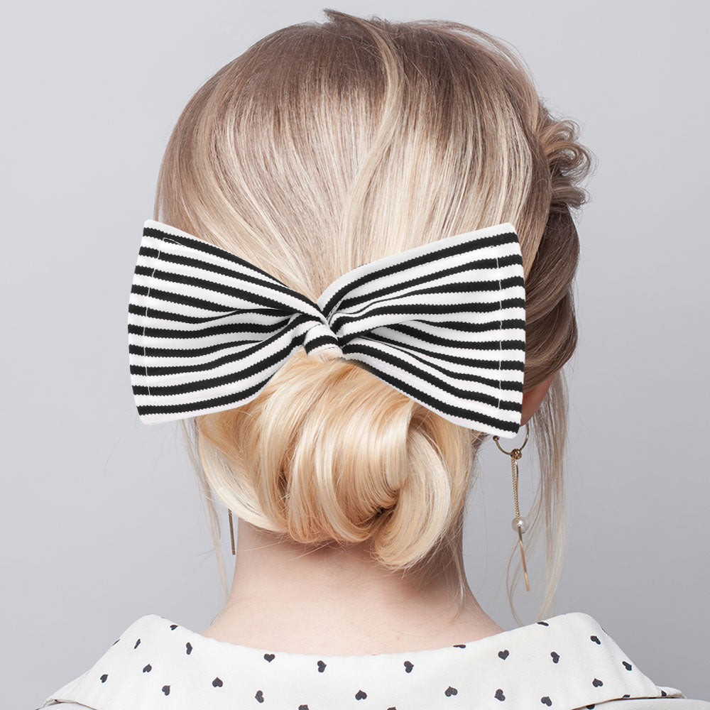 Stripe Twist Bun Band