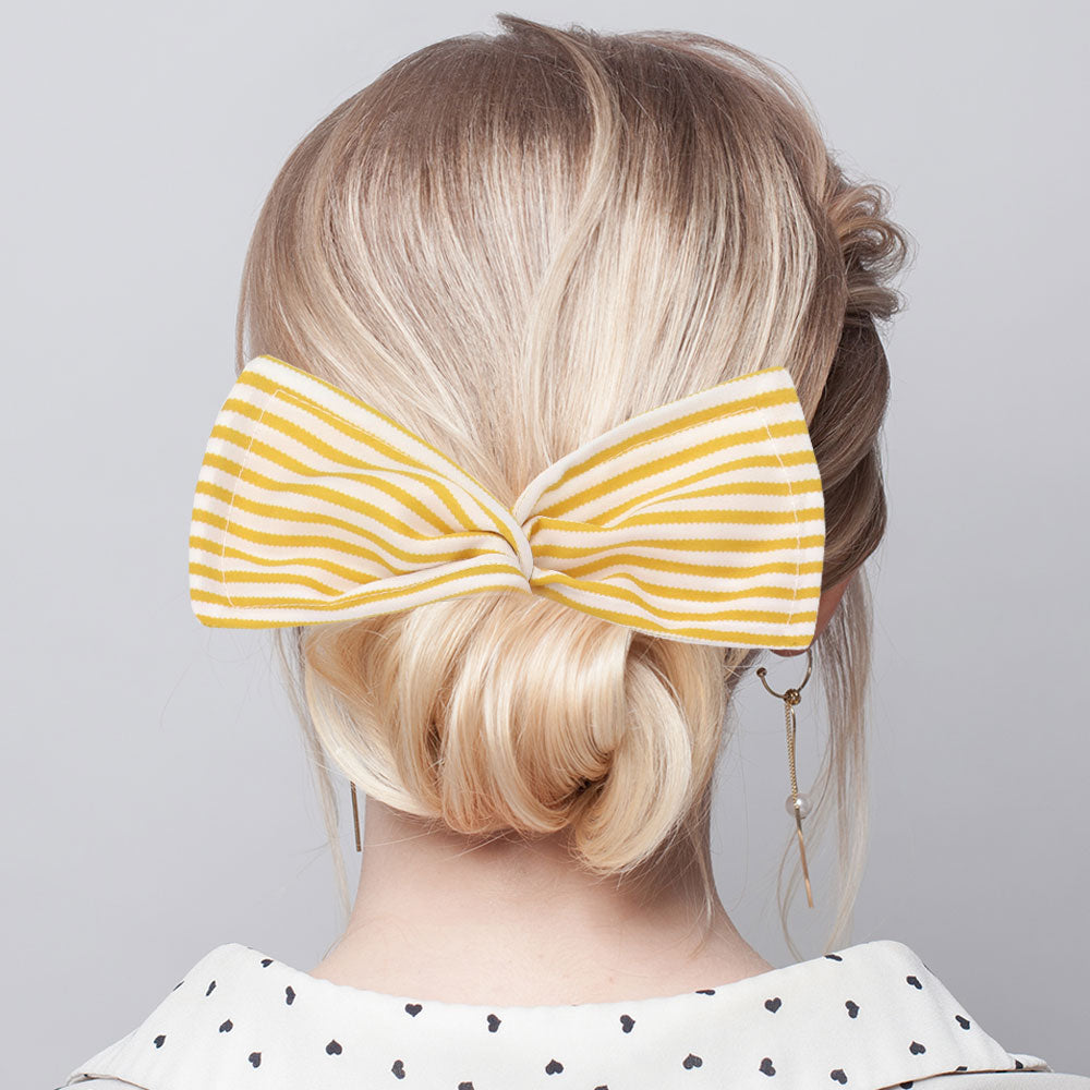 Stripe Twist Bun Band