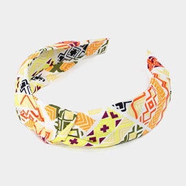 Aztec Knotted Headband