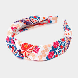 Aztec Knotted Headband