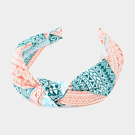 Aztec Knotted Headband