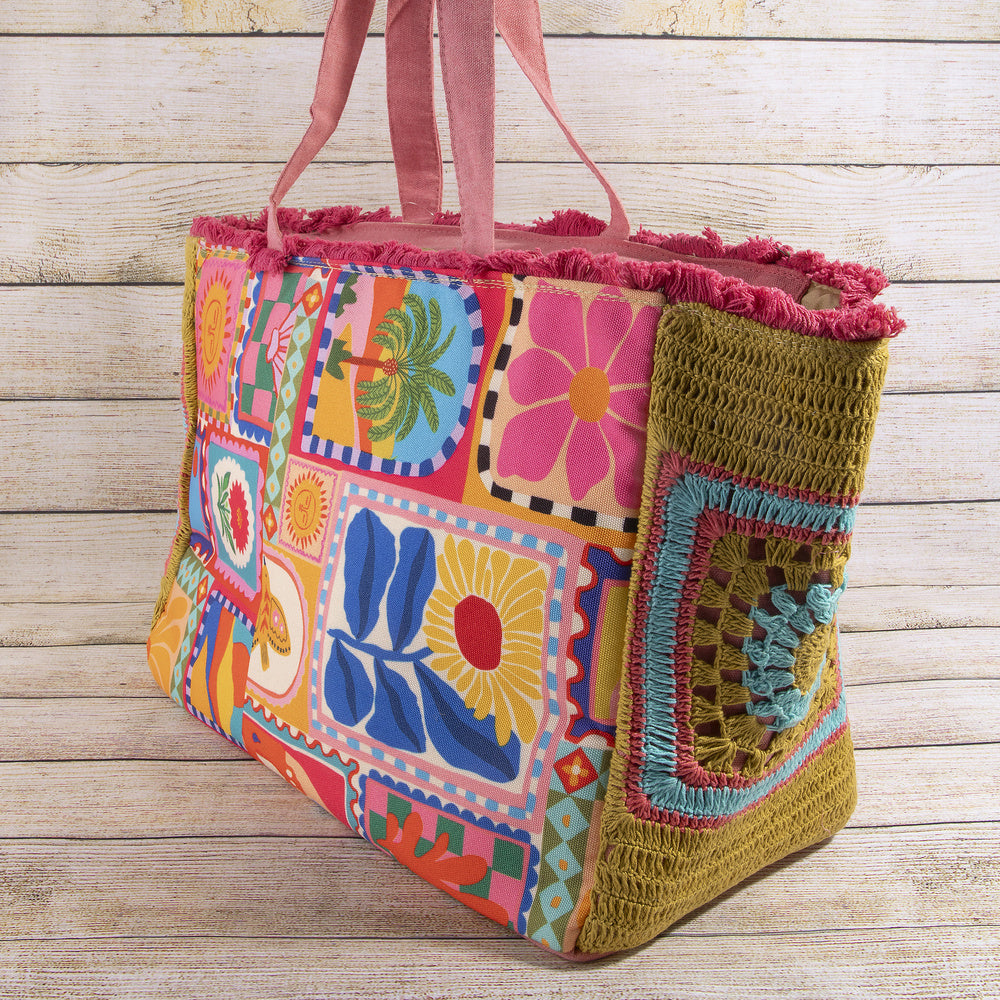 Patchwork Paradise Tote