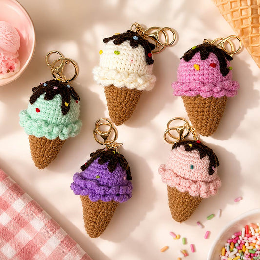 Scoops of Summer - Crochet Bag Charms
