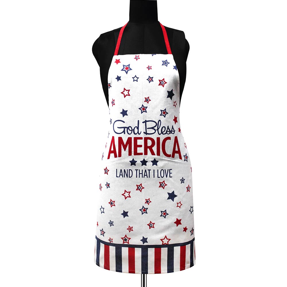Land that I Love - All over Star Print Apron