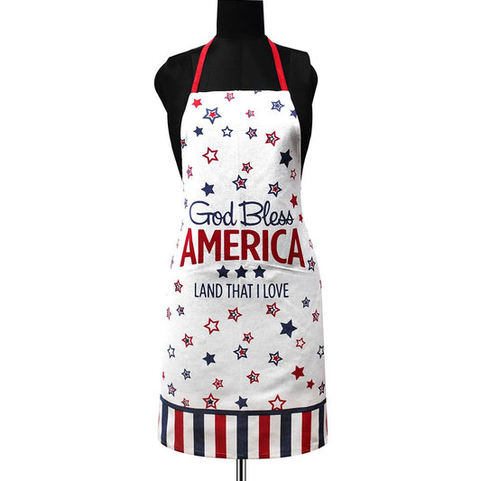 Land that I Love - All over Star Print Apron