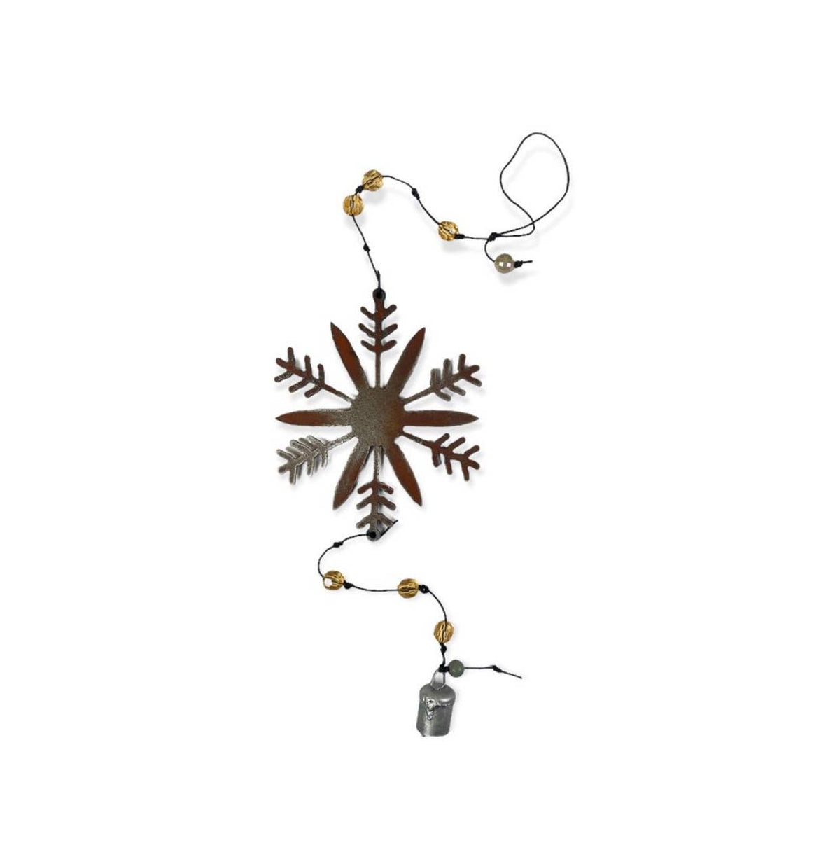 Snowflake wind chime ornament winter gift mountain souvenir