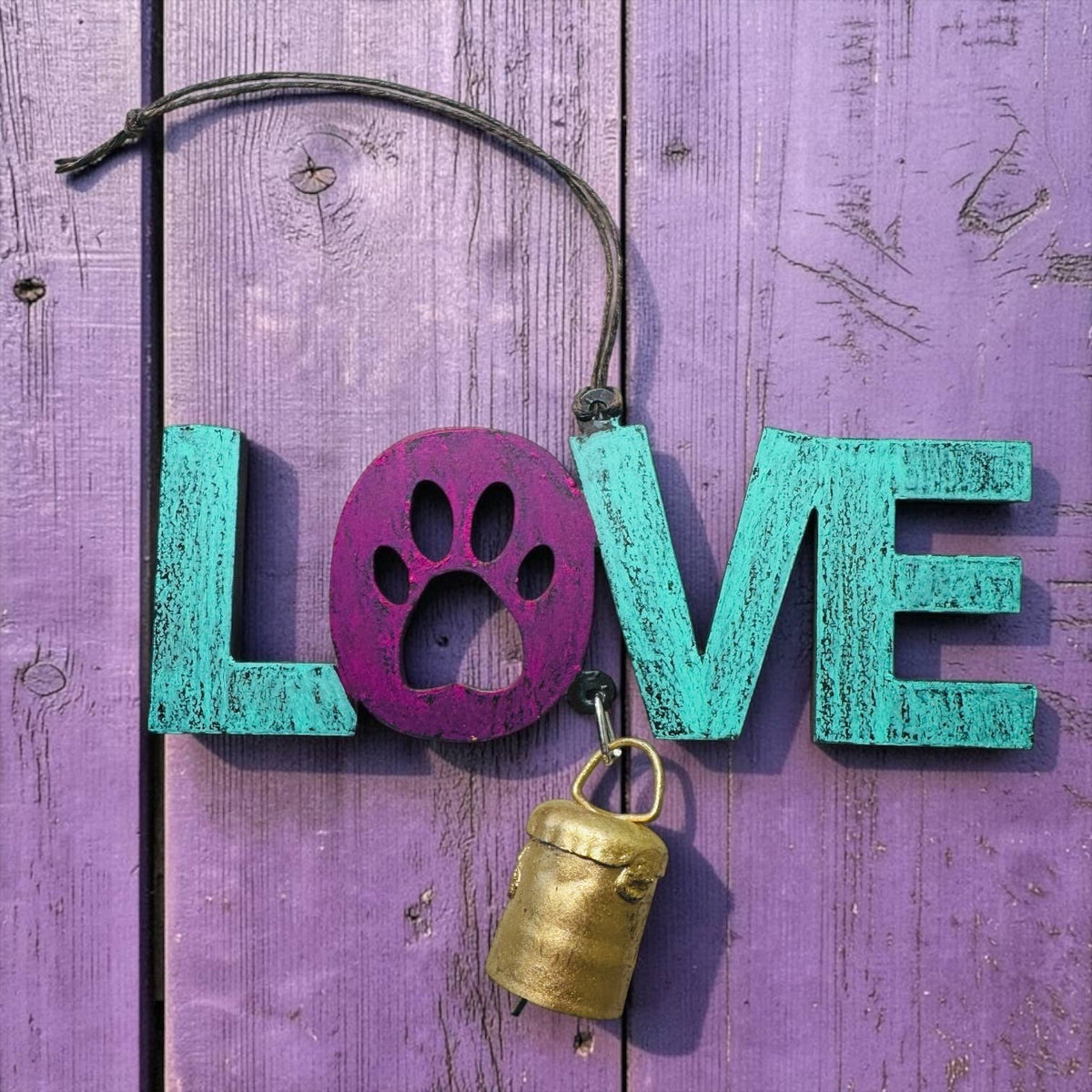 LOVE PAW bell wind chime dog mobile pet accessories metal