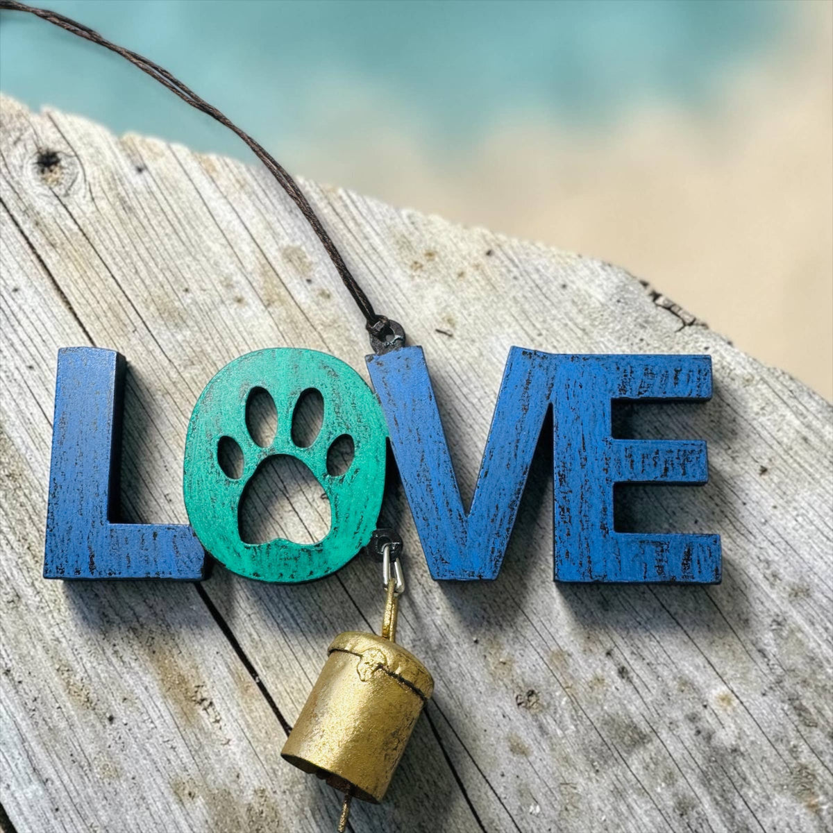 LOVE PAW bell wind chime dog mobile pet accessories metal