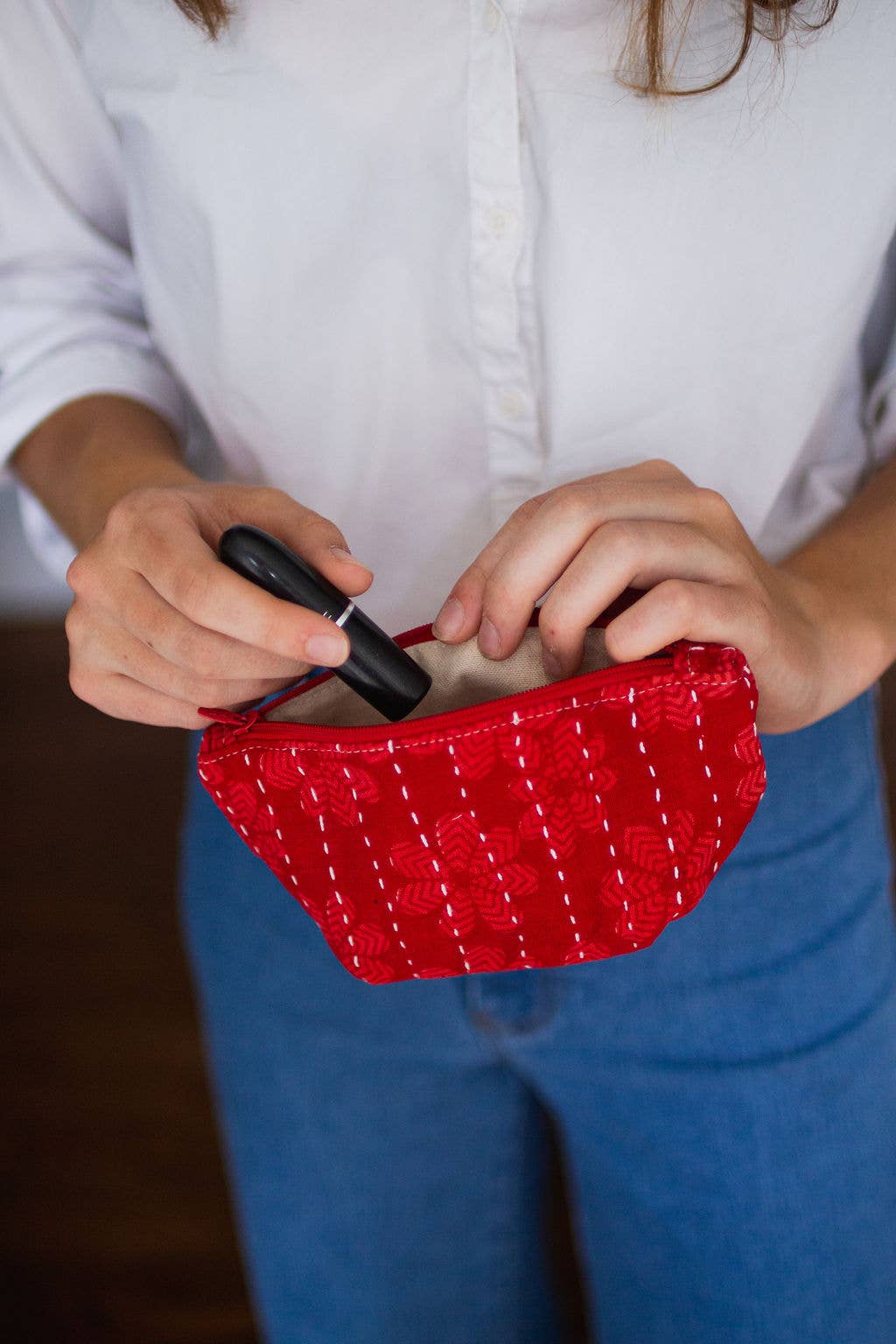 Kantha Cosmetic Bag | Small