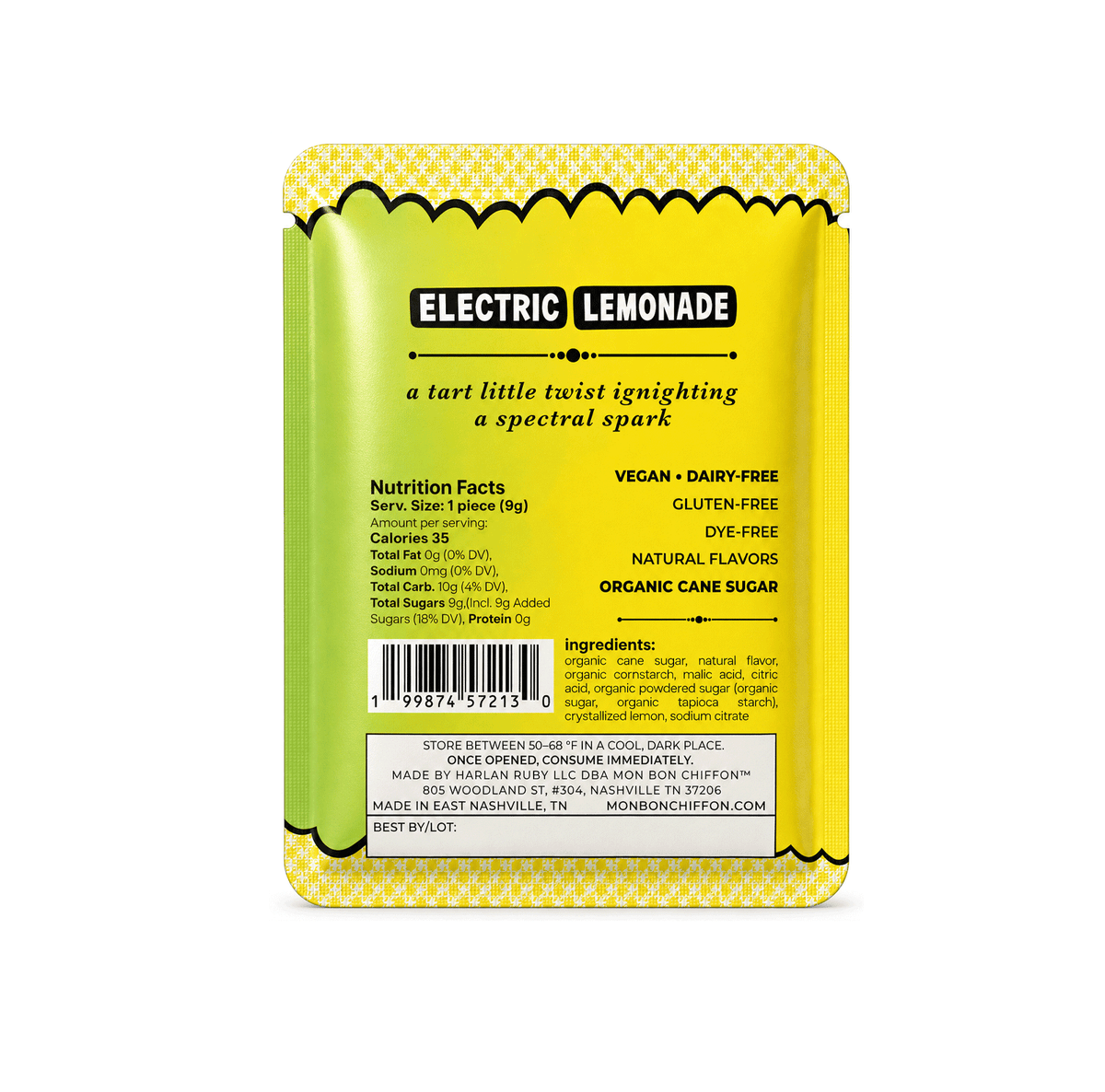 Sour Lemon Cotton Candy Puff | Electric Lemonade