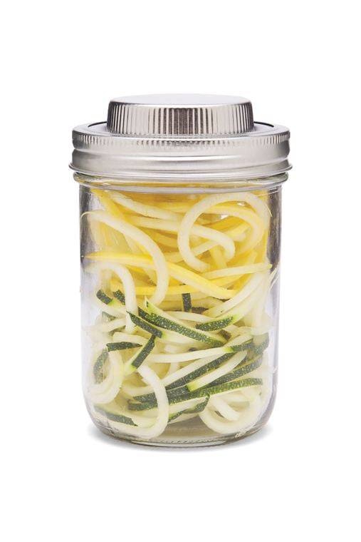 3 in 1 Spiralizer for Wide Mouth Mason Jars, Stainless Steel